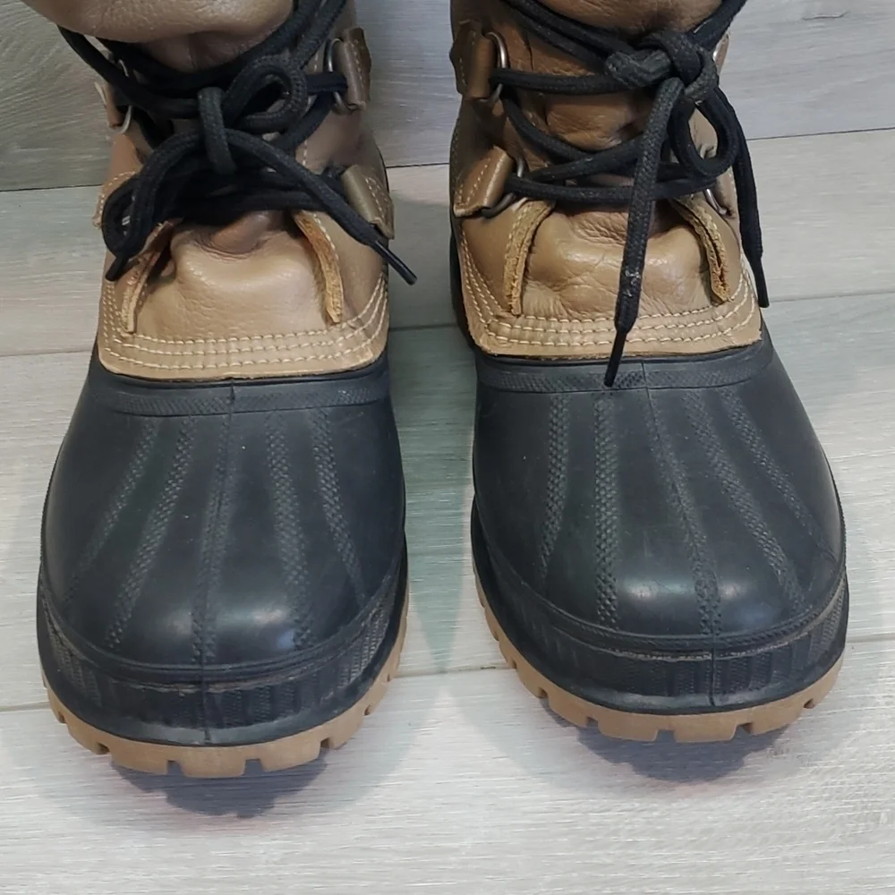 Sorel Mens Insulated Lined Outdoor Duck Rubber Mid calf boots shoes sz 7
